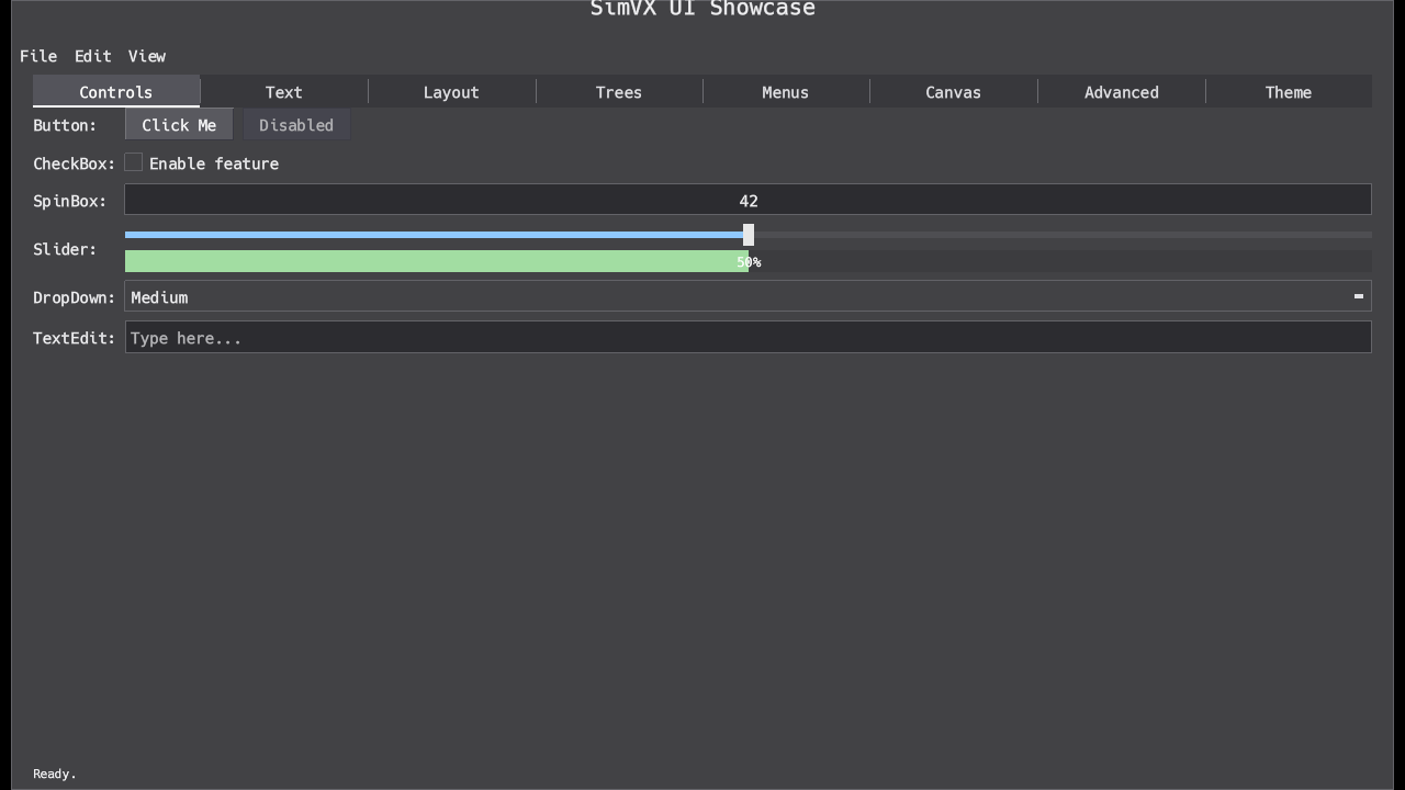 UI Widgets